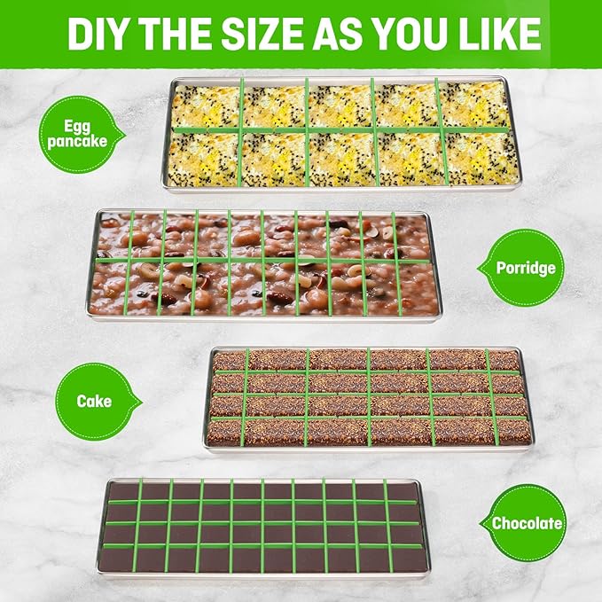 5 Sets Freeze dryer Tray Dividers For Harvest Right Freeze Dryer Medium Trays. Adjustable Locking Grid for The Cube Freeze Dryer,Freeze Dryer Accessories