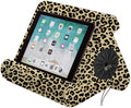 Flippy Original Tablet Pillow Stand & iPad Holder for Lap, Desk & Bed, Multi-Angle with Cubby Storage, Compatible with Kindle, Fire, iPad Pro, Air & Mini, Samsung Galaxy & iPhone, Def Leopard