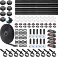 98 Pcs Cable Management Kit, Prevents Cables from Tangling Cable Straps, Cord Management, Wire Organizer for Computer/PC/Desk/Under Desk/Home/Office/Gaming Room