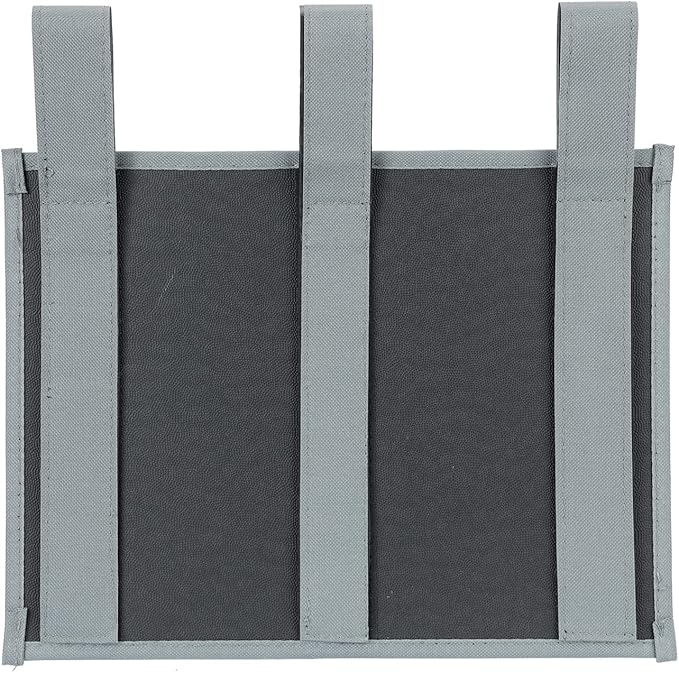 Hanging Bedside Caddy,Bedside Organizer Caddy for Bed Rails(4 Pockets-Grey)