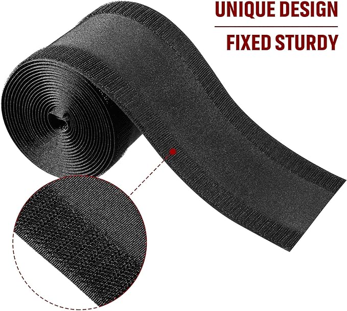 WILLBOND Carpet Cord Cover Cable Protector Floor Cover Cable Protector Management Only for Commercial Office Carpet(9.84 ft,Black)
