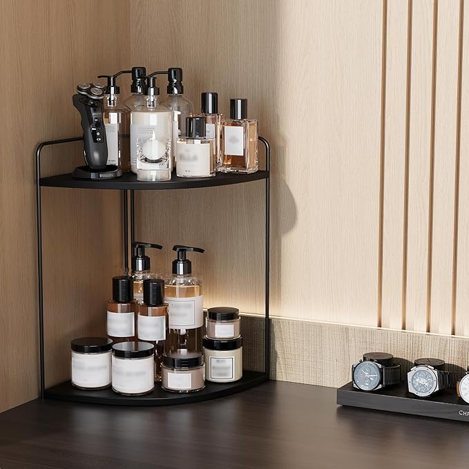 Bathroom Counter Organizer,Countertop Organizer,Vanity Organizers,Bathroom Storage,Bathrooms Sink Organizers,Counter Shelf,Corner Counter,Corner Shelves