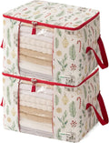 Canvas Storage Bags 2 Pack (Candycane Bag 2 Pack)