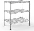21" Deep x 30" Wide x 34" Height Wire Shelving Kit | 3-Tier | NSF Commercial Storage Rack Unit