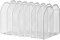 White 7-Section File Folder Organizer for Desk – Metal Vertical File Holder, Desktop File Organizer Vertical Stand, Letter/A4 Folder Rack, Upright File Sorter, Office Paper Organizer