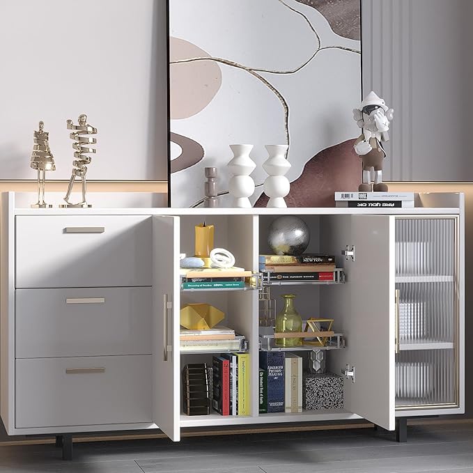 Expandable Pull Out Cabinet Organizer, Adjustable Width:23.2~39.9''W x 22.5''D Under Sink Organizer, Drawer Storage Shelves for Kitchen, Bathroom, Closet, Pantry, Cupboard, Pots, Pans