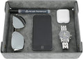 CASIRENA Father's Day Gifts Faux Leather Valet Tray Organizer for Men - Catch-All Tray for Entryway Table Key, Wallet, Watch, Coin Change, Phone, Dresser EDC Dump Jewelry, Bedside Nightstand Desk-top