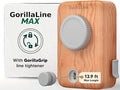 GorillaLine Max - Retractable Clothesline Indoor Outdoor Clothes Line - Heavy Duty Clothes Drying Laundry Line - Wall Mounted Drying Rack - Air Dry Clothing - Max Tighten with GorillaGrip