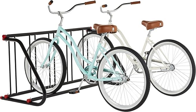 Retrospec Commercial Grid Bike Rack - Single & Double Sided - Bicycle Storage Stand for Garages, Stores, Schools & Universities Power Coated Steel