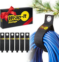 Heavy-Duty Wrap-It Storage Straps, 17-inch (6 Pack) - Extension Cord Organizer, Storage, Cord Straps, Cable Straps for Hoses, Rope, RV, Workshop, Boat, Tools, and Garage Wall Storage and Organization