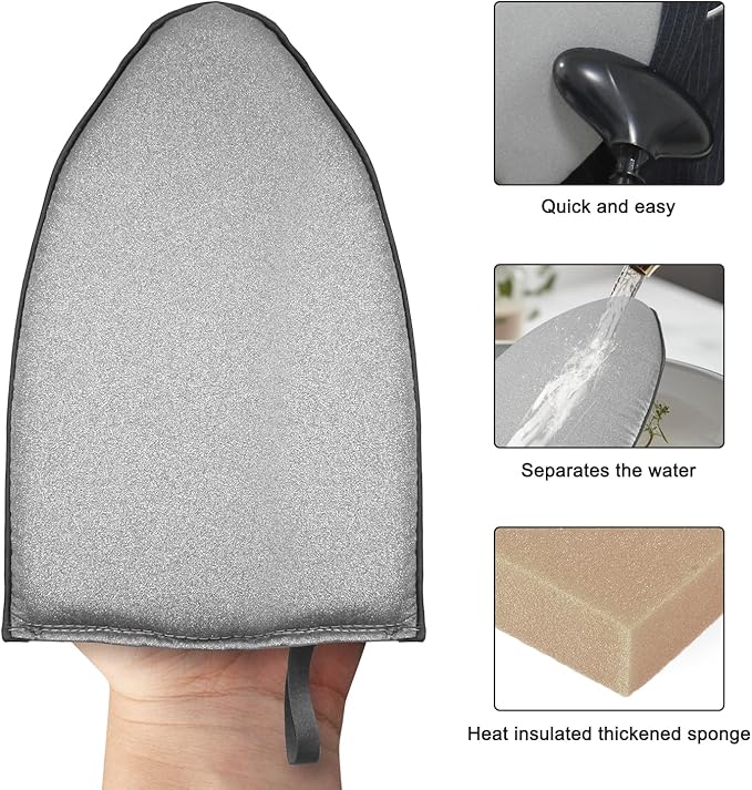 Steamer Hanger Stand with Garment Steamer Ironing Gloves,Garment hanger for steaming clothes,Steam rack for clothes,Handheld garment steamer rack