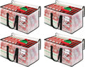 BlissTotes 4-Pack Heavy Duty Extra Large Clear Moving Bags, 125L, Reinforced Handles & Tag Pocket