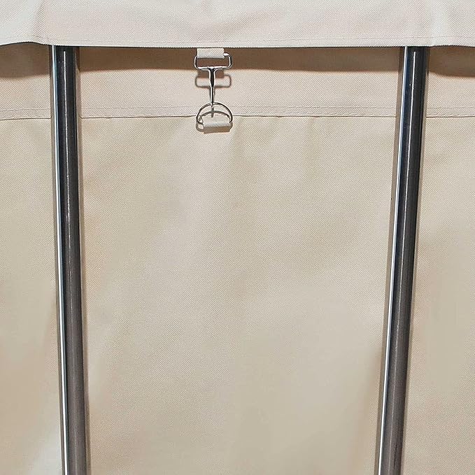 Laundry Cart Commercial,10 Bushel (350L) Large Industrial Rolling Laundry Hamper with 4 Inch Wheels,Home Heavy Duty Laundry Baskets with Stainless Steel Frame, 260 LBS Weight Capacity