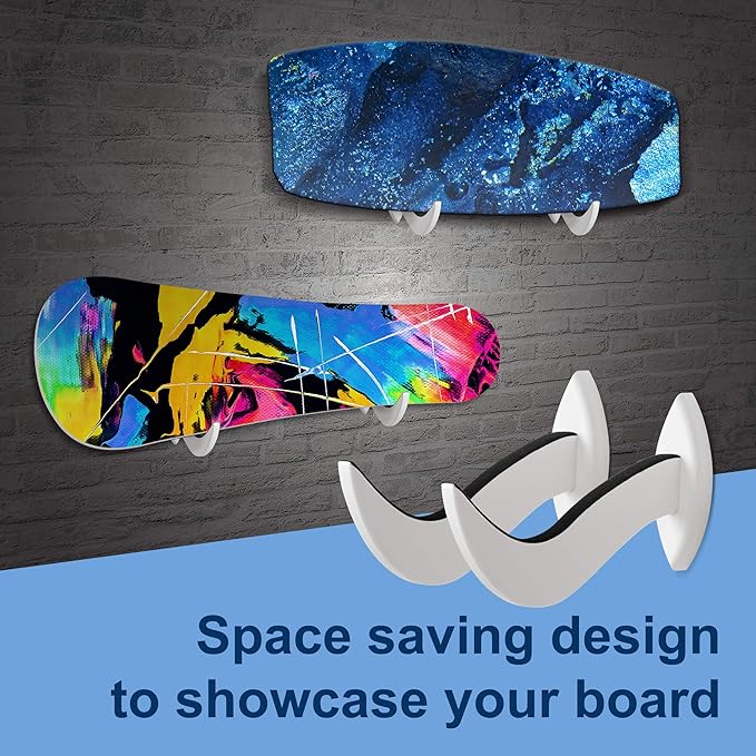 Hang 11 Surfboard Wall Mount - Surf Board Wall Hangers, Surfboard Mount, Beautiful Sustainable Wooden Rack, Perfect to Display Your Board, Surf Racks, Horizontal Hanger, Surfing Accessories