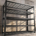 REIBII 48.2'' W Garage Shelving, 3010LBS Storage Shelves Heavy Duty, 5 Tier Adjustable Metal Shelving Unit for Warehouse, Garage, Basement, 48.2" W x 24.5" D x 72" H