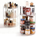 2 Pack 3 Tier Lazy Susan Organizer for Cabinet, Rotating Organizer for Kitchen Cabinet & Pantry, Spinning Turntable for Seasonings, Condiments, Vitamin Bottles, Countertop Organizer Carousel