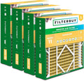 Filterbuy 20x21x5 Air Filter MERV 11 Superior Pet & Allergy Defense (4-Pack), Electrostatic Pleated HVAC AC Furnace Filters Replacement for Lennox and Electro-Air (Actual Size: 19.88 x 20.50 x 4.38)