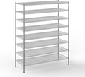 24" Deep x 60" Wide x 74" Height Wire Shelving Kit | 8-Tier | NSF Commercial Storage Rack Unit