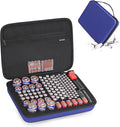 Battery Organizer Storage Case for AA AAA C D 9V, for 7 Batteries Variety Pack 111 Batteries Mesh Bag (Battery Not Included)