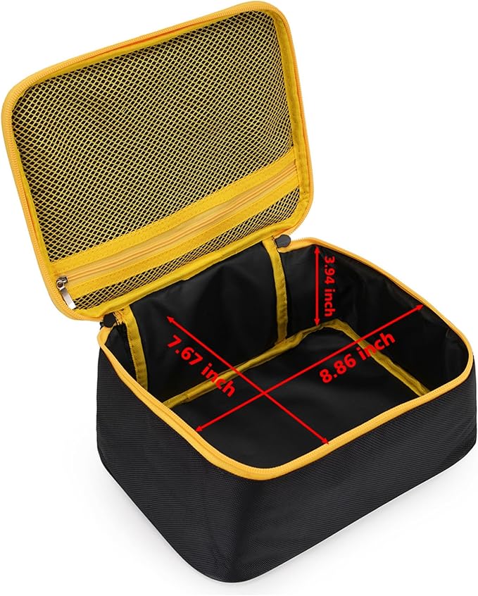 Tire Inflator Bag Compatible with NOCO AIR10/AIR15/AIR20, Carrying Case Storage Holder Organizer for Portable Air Compressor Pump