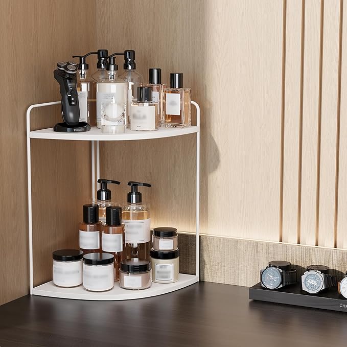 Bathroom Counter Organizer,Countertop Organizer,Vanity Organizers,Bathroom Storage,Bathrooms Sink Organizers,Counter Shelf,Corner Counter,Corner Shelves