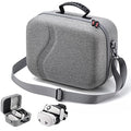 Large Carrying Case for Meta Quest 3/Quest 3S, Compatible with BOBOVR S3 Pro/Kiwi Design Battery Head Strap, Controllers & Accessories, Portable Hard Travel Case for Oculus Quest 3/3S Gray