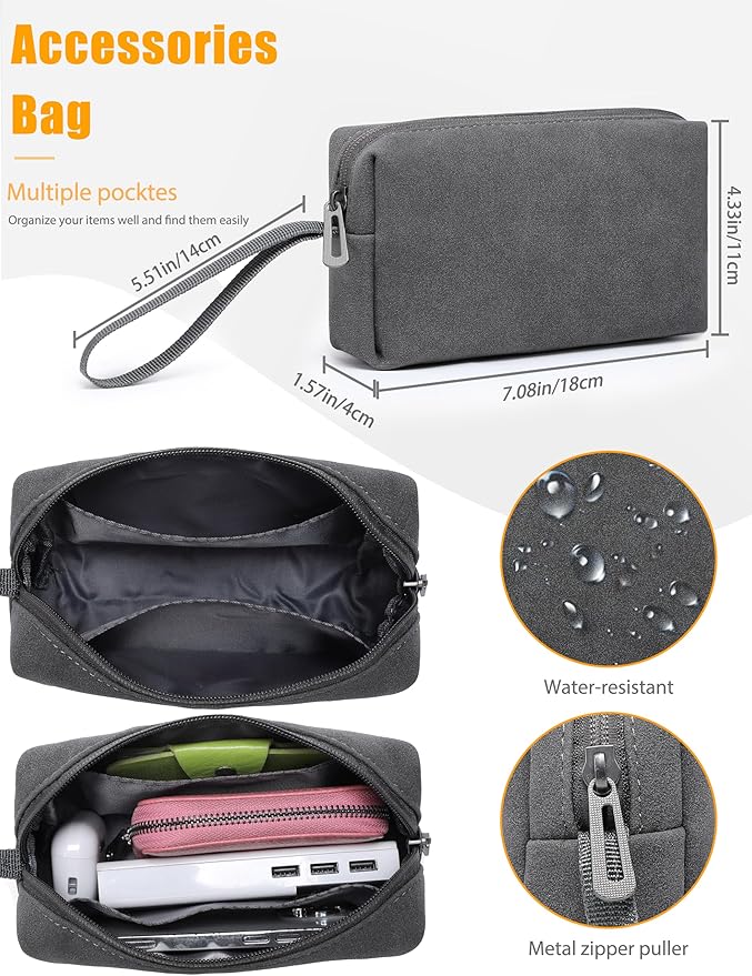 HYZUO 13.3-14 Inch Laptop Sleeve Case Bag with Adjustable Stand for MacBook Pro 14 M5/M4/M3/M2/M1 Pro/Max 2026-2021, MacBook Air/Pro 13.3, 13.8-13.5 Surface Laptop, with Pouch, Space Gray