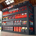 48" W Metal Shelving 5 Tier Garage Shelving 3000LBS Storage Shelves Adjustable Garage Shelves Industrial Metal Shelf for Basement Warehouse Shop Supermarket 48" W x 24.1" D x 72" H