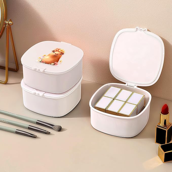 Small Hair Accessories Organizer Box For Girls Kids Teens Women, Hair clips/Ties/bands/pins/barrettes/scrunchies Organizer and Storage! (Capybara)