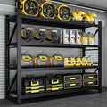 7000LBS Metal Garage Shelving Unit 79" W Storage Shelves Heavy Duty 4 Tier Adjustable Garage Storage Racks Industrial Shelving Utility Rack Shelf for Warehouse/Basement 79" Wx24 Dx79 H