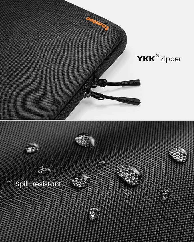 tomtoc 360° Protective Tablet Sleeve for iPad Pro 11-inch (M5/M4/4th/3rd/2nd/1st Gen) 2025, iPad Air 11-inch (M3/M2) with Magic Keyboard/Smart Keyboard Folio, 11 iPad, Water-Resistant Tablet Case