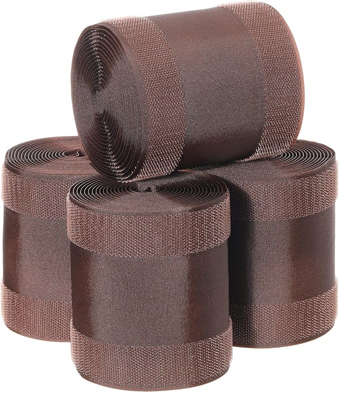 WILLBOND Carpet Cord Cover Cable Protector Floor Cover Cable Protector Management Only for Commercial Office Carpet(39.37 ft,Brown)