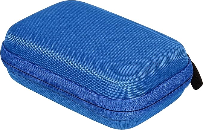 Getgear Portable Case Compatible with UnionSine Ultra Slim Portable External Hard Drive 1TB, 4TB, 750GB and All Others (Blue)