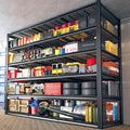 REIBII 60" W Garage Shelving, 3000LBS Metal Shelving Units, 6 Tier Storage Shelves, Adjustable Heavy Duty Shelving and Storage Rack for Warehouse, Pantry, Basement, 60" W x 84" Hx 24" D