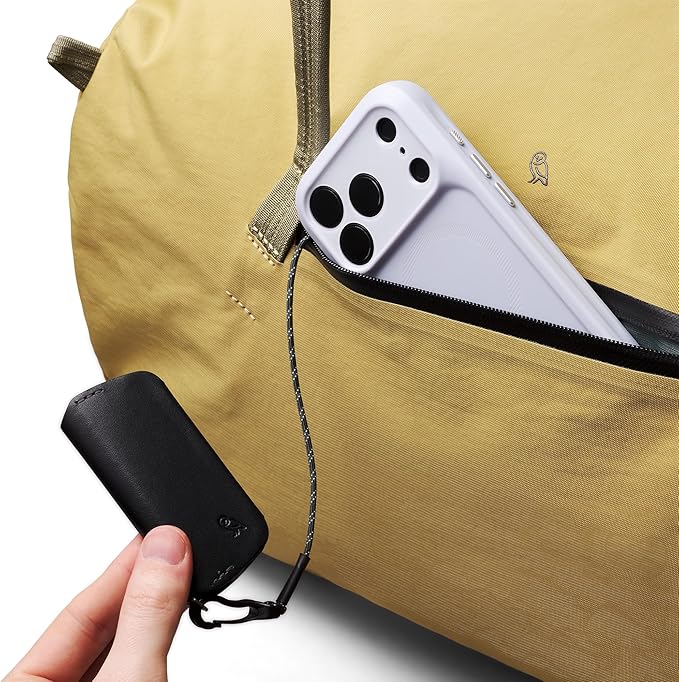 Bellroy Venture Ready Duffel 55L (large-format travel bag with streamlined organization and rugged materials) - Safari