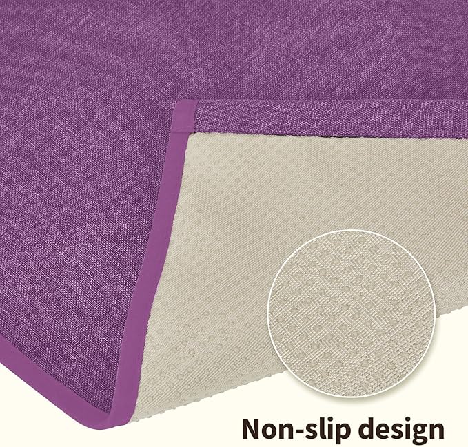 Remote Control Holder Armchair Caddy for Recliner Couch, Non-Slip Armrest Organizer with 5 Pockets for Magazine, Tablet, Phone, iPad (Purple)