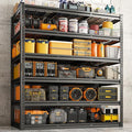 REIBII 3600LBS Garage Shelving 78" H Storage Shelves Heavy Duty 6-Tier Adjustable Matel Shelving Easy Assembly Storage Shelf for Garage Basement Warehouse Pantry, 48" W X 24" D X 78" H