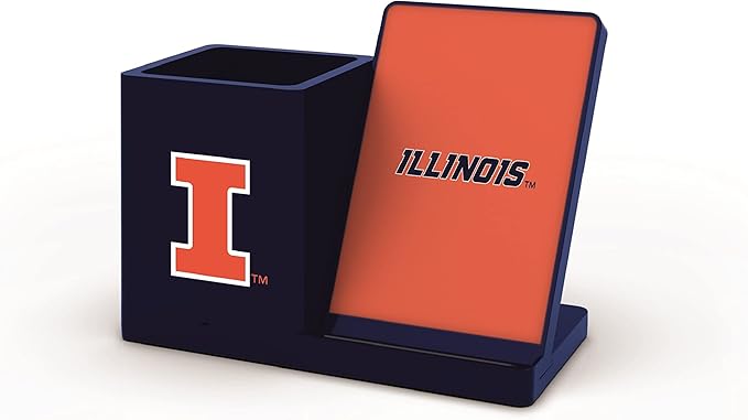 SOAR NCAA Unisex Cell Phone Wireless Charging Stand and Desktop Organizer