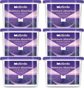 Lavender Fragrance Moisture Absorbers 6 Pack—Refillable 10.5 oz. Humidity Absorber Boxes for Closet, Bathroom, Car & Basement