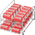 Simple Houseware Dual Row Front Loading Can Dispenser, Chrome
