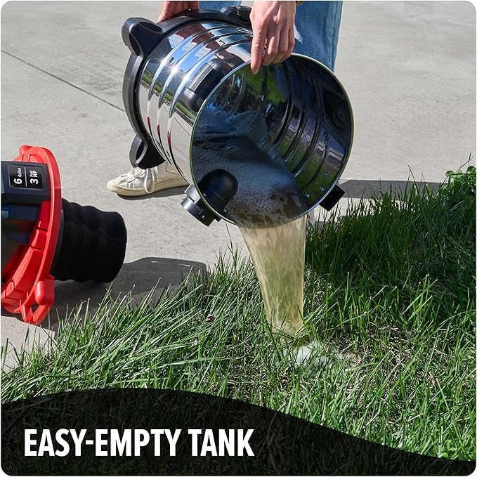 Dirt Devil 6 Gallon Corded Wet Dry Shop Vacuum, Portable, Heavy Duty Vacuum for Garage, Home, Workshop or Vehicle, Durable Design with Versatile Tools, Wet/Dry Shop Vac