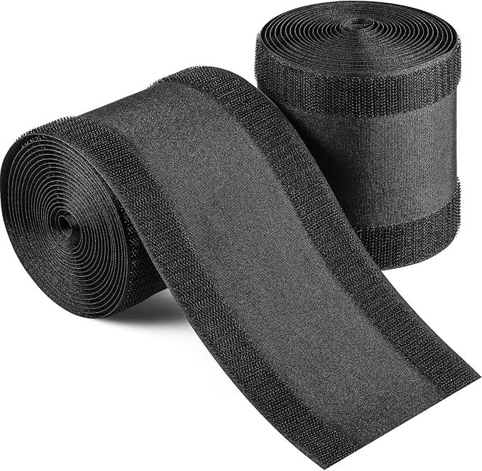 WILLBOND Carpet Cord Cover Cable Protector Floor Cover Cable Protector Management Only for Commercial Office Carpet(19.69 ft,Black)