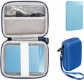 Getgear Portable Case Compatible with UnionSine Ultra Slim Portable External Hard Drive 1TB, 4TB, 750GB and All Others (Blue)