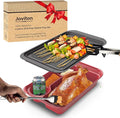 4PCS Melamine Grill Prep Station Tray Set, Outdoor BBQ Grill Station Accessories for Raw and Cooked Food, BBQ Grill Tools Added