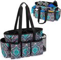 LoDrid Professional Cleaning Tote Caddy for Cleaning Supplies, Cleaning Bag Organizer with Dividers and Handle Strap for Housekeepers Work, Totem, (Bag Only)