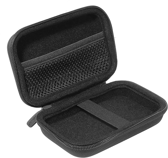 Getgear Portable Case Compatible with UnionSine Ultra Slim Portable External Hard Drive 1TB, 4TB, 750GB and All Others (Black)