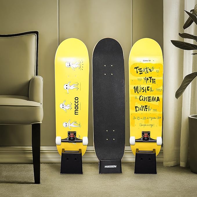 Hikeen Skateboard Holder - Skateboard Stand for Storage and Display
