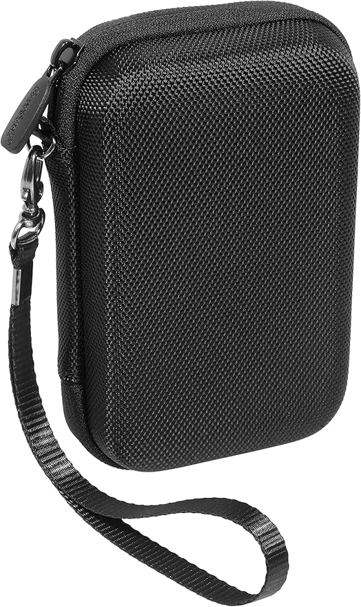Getgear Portable Case Compatible with UnionSine Ultra Slim Portable External Hard Drive 1TB, 4TB, 750GB and All Others (Black)
