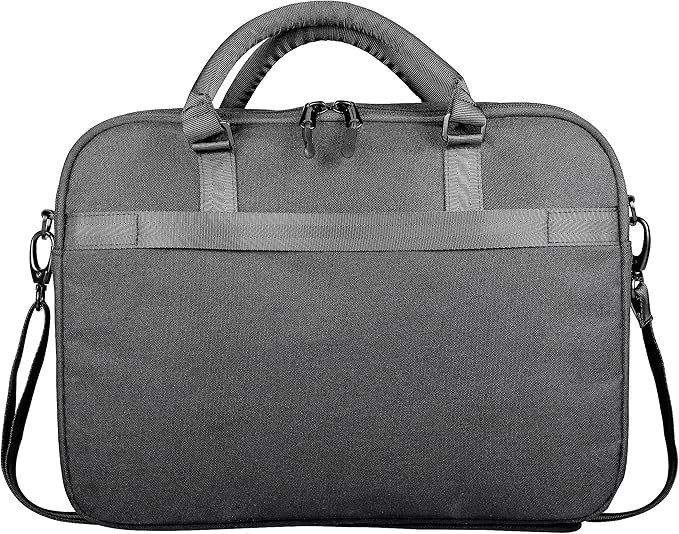Kenneth Cole Recycled Polyester Slim 16" Laptop Business Briefcase, Black